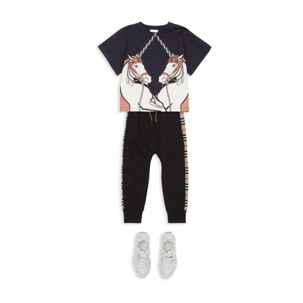 Burberry Lilia Unicorn-Print Tee